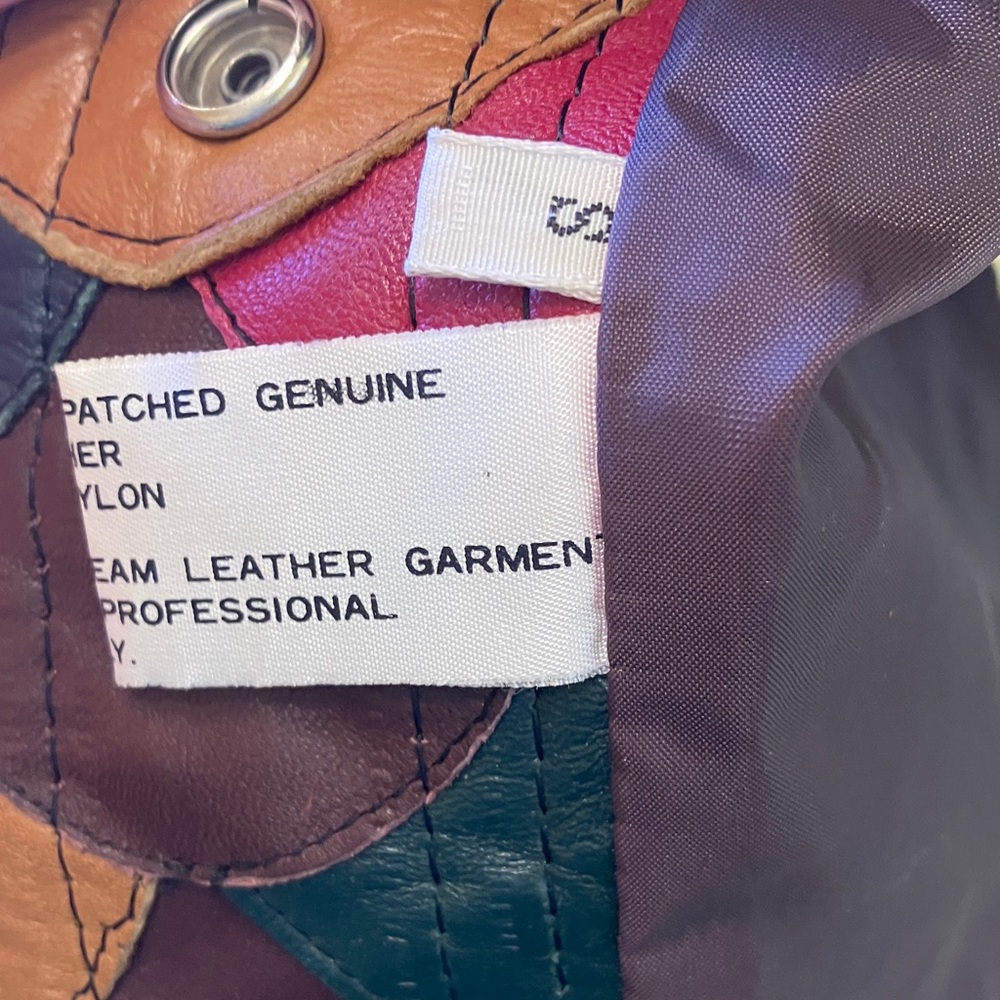 Vintage 70’s Patchwork Leather Jacket - Small - image 7